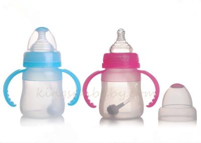 China Durable Silicone Baby Feeding Bottle For Newborns Wide Neck Baby Nursing Bottle BPA Free for sale