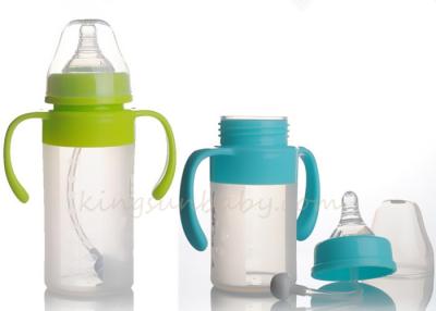 China Wide Neck Nursing Silicone Water Bottle For Babies Food Grade Infant Milk Bottles for sale