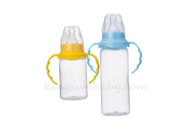 China 120ml / 240ml Straight Shape PP Feeding Nursing Bottle Easy Use For Mommy for sale