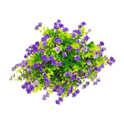 China PVC Artificial Flower Red Purple Red Outdoor Garden Wedding Home Party Decoration Bouquet UV Resistant UV Resistant Ever for sale