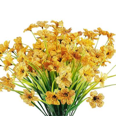 China PVC Wedding Home Decorative Party Bouquets Indelible UV Resistant Artificial Plastic Flower Hotel Garden Landscape Flowers for sale