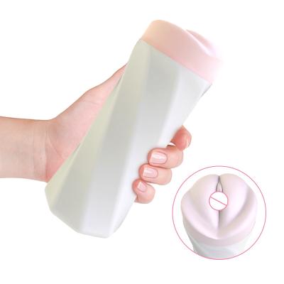 China High Quality Real Feeling Men Sex Toys Aircraft Cup Realistic Vagina Manual Sex Aircraft Cup for Male Male Masturbation Aircraft Cup for sale