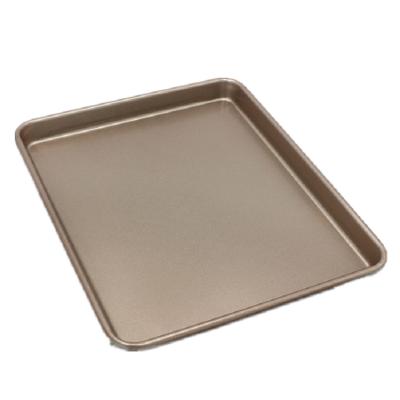 China Viable Place Flat French Bread Pie Cookies Bakeware Tray Kitchen Bakeware Pan Oven Non Stick Stainless Carbon Steel for sale