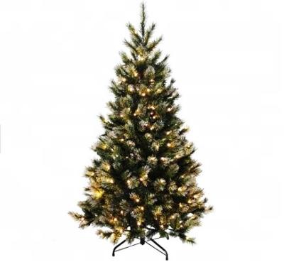 China PVC& PE 180 cm with manufactured Christmas trees on a natural trunk home / party / holiday / office / festival decoration for sale