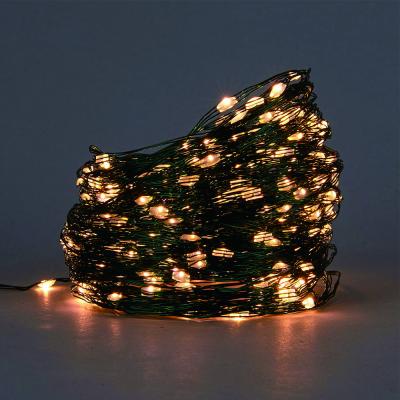 China 300 Copper Wire String Garden 4.5V Christmas Light Outdoor Christmas Mini Micro Leds Fairy String Decorative Led Lights for sale