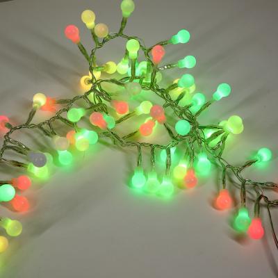 China 2022 New Outdoor Decoration Yard Garden Party Holiday Decoration Led Outdoor String Lights Ball 240 LED RGB Led String Light for sale