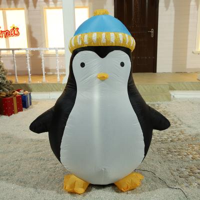 China Inflatable/Led Outdoor Decoration 80 Light White Inflatable/Led Outdoor Decoration & Circuits Design Inflatable Penguin/Christmas Lighting for sale