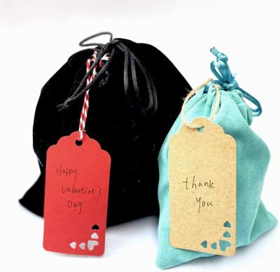 China Viable Plain Brown Kraft Paper Gift Tag For Gifts Hand Write Remarks for sale