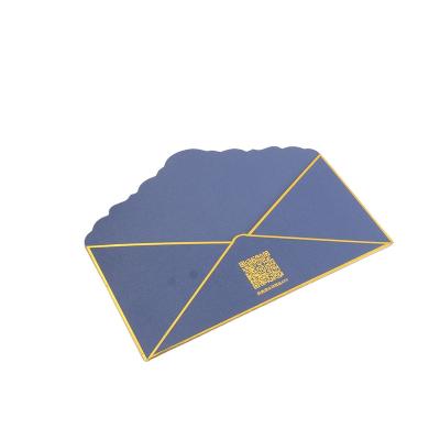 China Luxury Customized Special Paper Gold Stamping Business Packaging Hot Envelope for sale