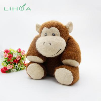 China Soft ; Eco-friendly material; Not afraid of extrusion; Zoo Animals Baby Monkey Convenient Cleaning Custom Plush Stuffed Toy Zoo Animals Lovely for sale