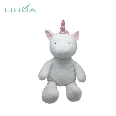 China Soft ; Eco-friendly material; Not afraid of extrusion; Custom Soft Stuffed Cartoon Convenient Cleaning Unicorn Baby Plush Toy Gifts for sale