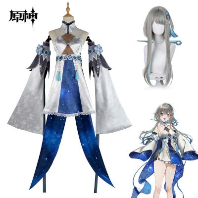 China Genshin Impact Genshin Impact Cosplay Costume Wig Haagentus Cosplay Anime Game Haagentus Uniform Chinese Style Halloween Costume For Men for sale