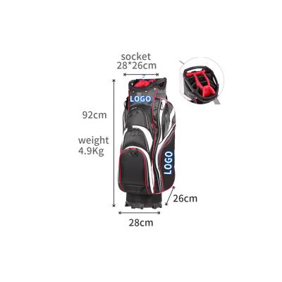 China Leather CR21-CB102506 Waterproof Golf Bag For Outdoor Activity for sale