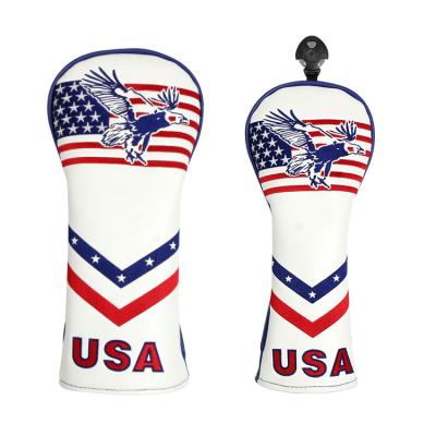 China USA Stars Cool Golf Headcovers With Embroidery CR21-HC16880026 Customized for sale