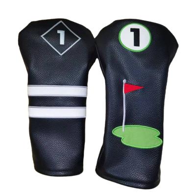 China CR21-HC16880026 Cool Golf Headcovers Outdoor PU With Embroidery ODM OEM for sale