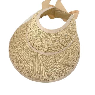 China RTS Straw Baby Sun Shade Sun Shade Sun Visor Summer Hat Casual Uv Wide Brim RTS Hat Wholesale Casual Hat Kids Wide Brim Hat for sale