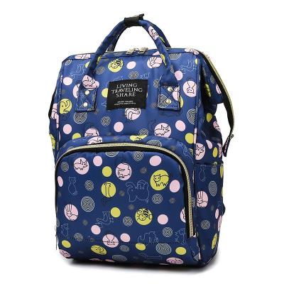 China Luxury Changing Baby Diaper Bag Travel Bag Baby Bag Backpack Large Pocket Diaper Backpack Waterproof Multi Diaper Bag Backpack for sale