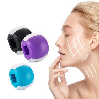 China Dropshipping USA Face Face Masseter Men Noise Fitness Mouth Chin Muscle Tester Chew Ball Bite Breaker Facial Trainer for sale