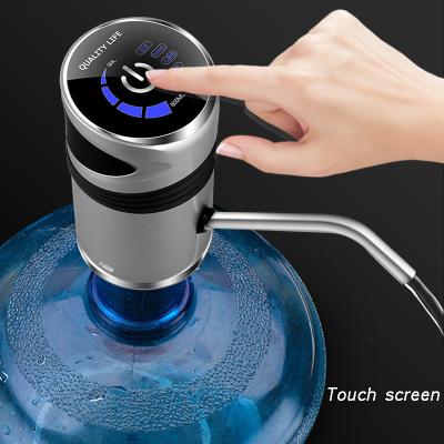 China Smart Automatic Electric Portable Hotel Water Bottle Pump Dispenser Gallon Drinking Silent Switch Filling Touch for sale