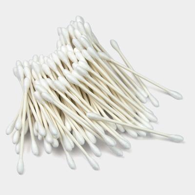 China 100% environmental friendly paper stick CE cotton pads eco-friendly certification 100% swab medical cotton swabs for sale