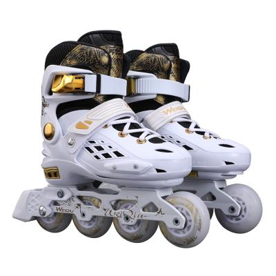 China Fashion\Instant Factory Price Adjustable Inline Roller Skates Comfortable\Durable Reliable Roller Four Wheels For Adult Junior Inline Skating for sale