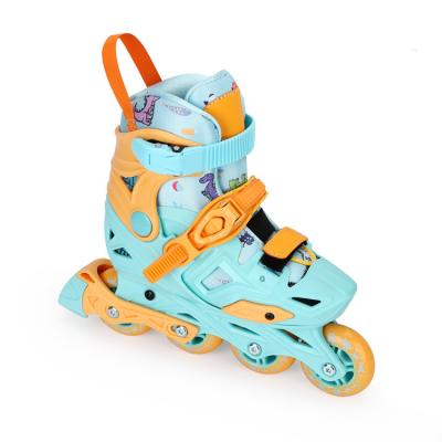 China Fashion\Comfortable Reliable Adjustable Built-in Skates\Durable 2022 Roller For Kids Professional Children Flashing Roller For Teenage Outdoor Sports for sale