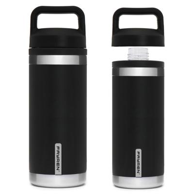 China Sustainable High Quality Double Wall Vacuum Insulated With Custom Logo Drink Sport Stainless Steel Water Bottle for sale