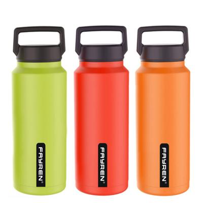 China Business Wholesale 1L Stainless Steel Food Grade Fitness Vacuum Thermal Reusable Thermos Insulated Water Bottle for sale