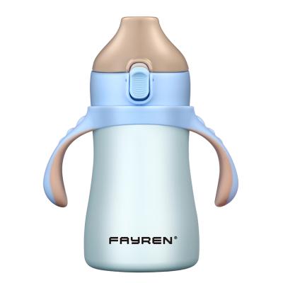 China Sustainable Baby Thermos Feeding Bottle Milk Bottle Keep Hot And Cold With Handle BPA Free For Baby for sale