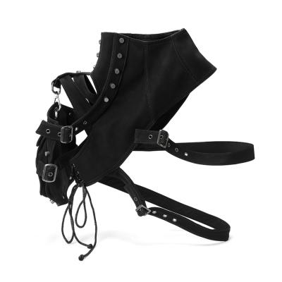 China New Fashion Steampunk Anti-theft Gothic Leather Outdoor Style Unisex Custom Arm Bag for sale