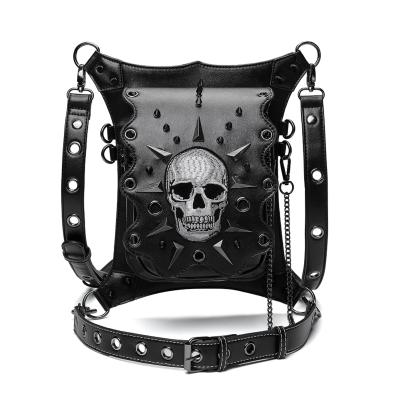 China Motorcycle & Wholesale Biker Fashions Spot Steampunk Female Skulls Female Outdoor Motorcyclemen Purses Cross - Body Bag for sale