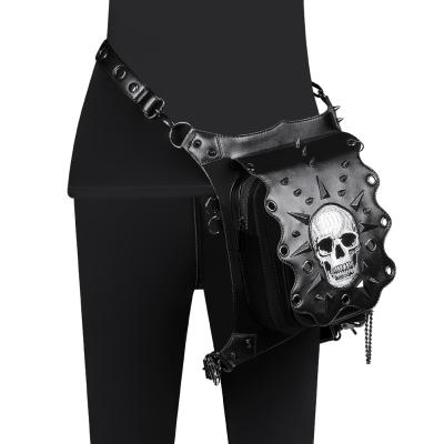 China Motorcycle & Wholesale New PU Leather Cross Biker Fashion Steampunk European Punk Shoulder - Body Bag For Women for sale