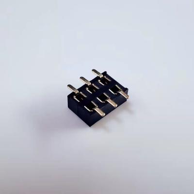 China Female Type PCB Header Connectors 2.0mm Pitch SMT Connectors 2x3 Pins Plastic Size 2.35 for sale