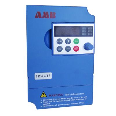 China AMB100 Fan Series 0.75KW Size Performance Vector Speed ​​Controller 3 Phase VFD for sale