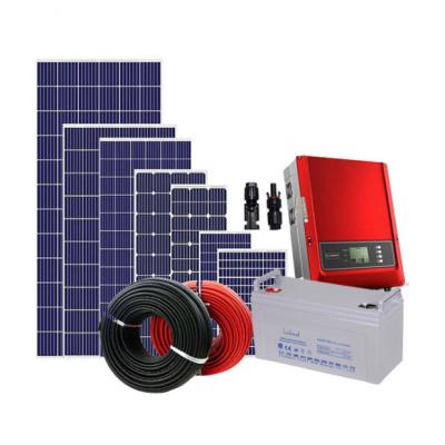 China Home System Kit 30kW Hybrid Solar Solar Air Conditioner System Industrial Solar Power for sale