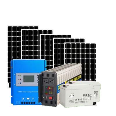 China Home Solar Power Generation System 1KW 220V Off-Grid Solar Electricity System for sale