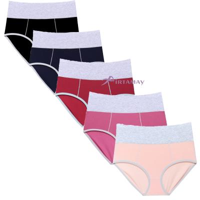 China OEM Antibacterial Female Briefs Breathable Women's High Waist Cotton Panties Ladies Underwear for sale