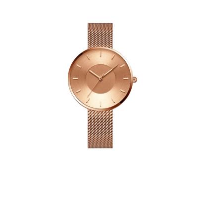 China Water Resistant Italian Style Strap Ladies Quartz Watches Japan Steel Bezel Movt for sale