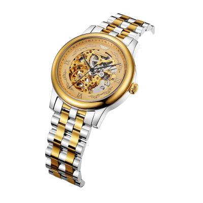 China Excellent Performance Auto Custom Brand OEM Skeleton Japan Date Automatic Men's Watch for sale