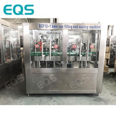 China Beverage First Rate Automatic Beer Can Filling Sealing Machine Beer Production Line for sale