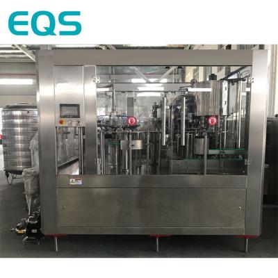 China Food Hot Selling Full Automatic Carbonated Water Filling Machine Soft Drink Bottling Production Line for sale