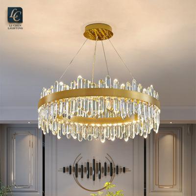 China Modern Design Decoration Brass Color LED Indoor Chandelier Indoor Hanging Lamp for sale