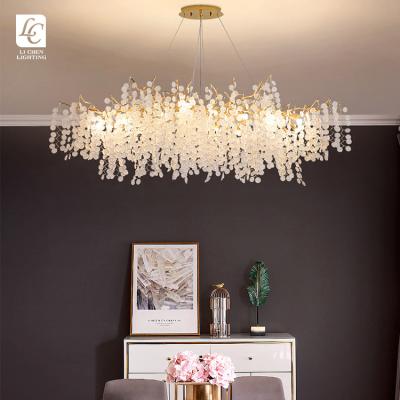 China Modern Nordic Indoor Decorative Living Room Dining Room Design Chandelier Round Luxury Lamp for sale