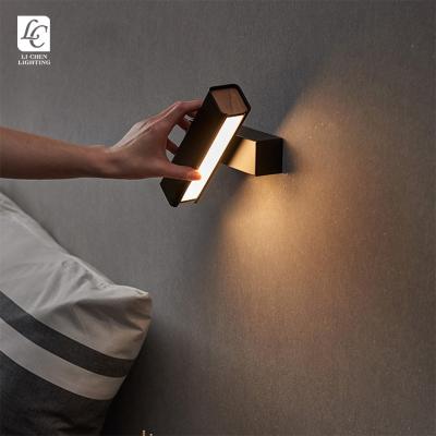 China Bedside Modern Nordic Indoor Hallway LED Adjustable Modern Hotel Decoration Style Wall Lamp for sale