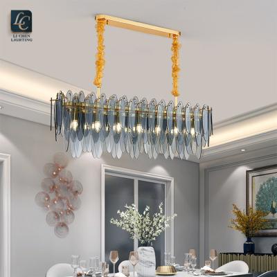 China Modern Professional Indoor Dining Room Glass Living Room Chandelier Decoration Quality Pendant Lamp for sale