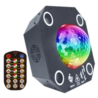 China YSH LED strobe spaceship light DJ laser projector RGB disco party light DMX control suitable for festival bar KTV wedding stage for sale