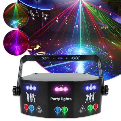 China 15 eye strobe rgb beam lights dmx controller laser dj laser light gongdong professional auidio led stage lighting for wedding for sale