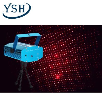 China YSH 2in1 Star-Shower Disco Light Mini DJ Laser Projector Light RG Stage Party Lights Christmas Decoration for Home for sale