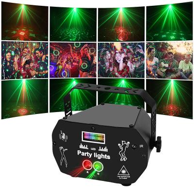 China NEW mini projector laser strobe beam light stage LED dj interact lighting night club lights moving uplight for stage party bar for sale