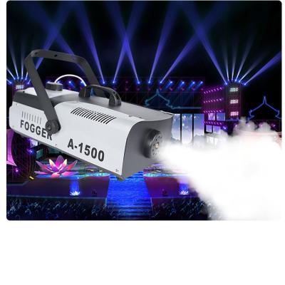 China Rave Party Disco Stage light Fog Machine 1500w Fogger with Remote control Smoke for home night club factory wholesale Price for sale